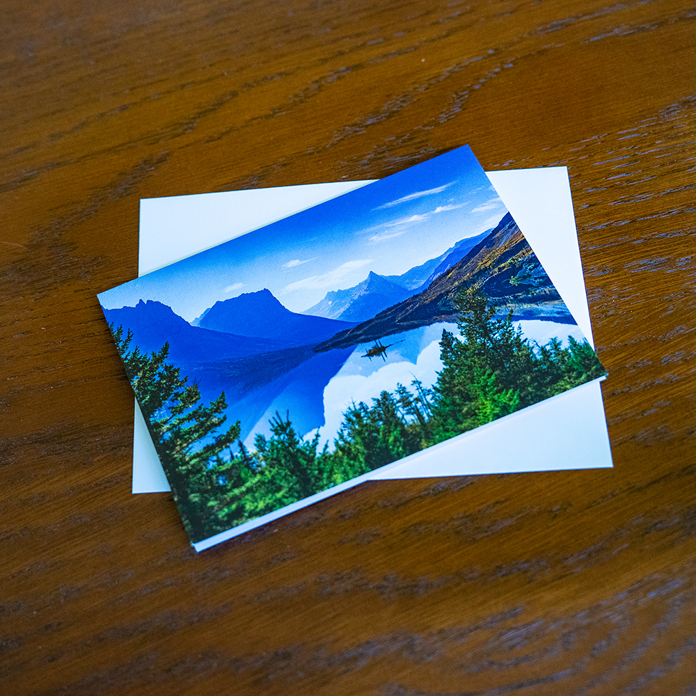 Wild Goose Island, Glacier National Park photo notecard